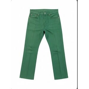 Levi's 501 Original Green Jeans Sz 30x30(Fit30x27)Button Fly Straight Leg Cotton